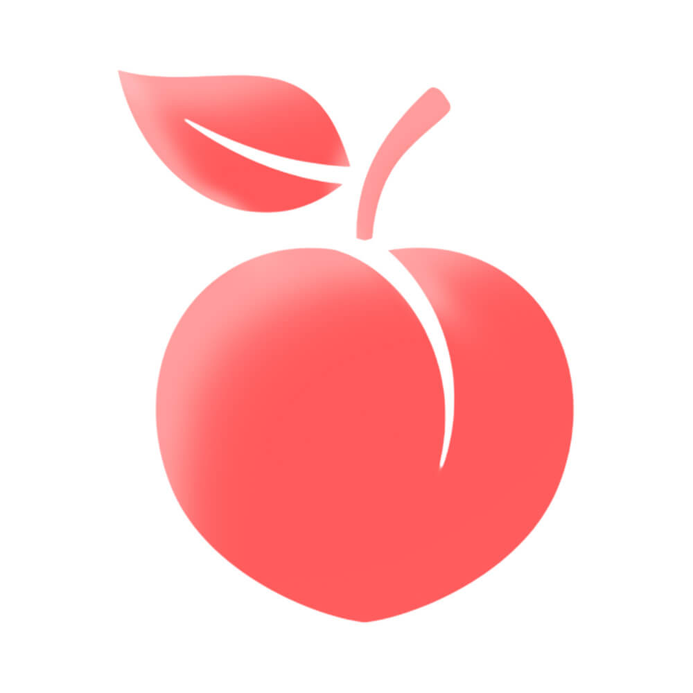 Imagem ilustrativa do aroma pêssego do Lip Oil Ricca Magic Pêssego